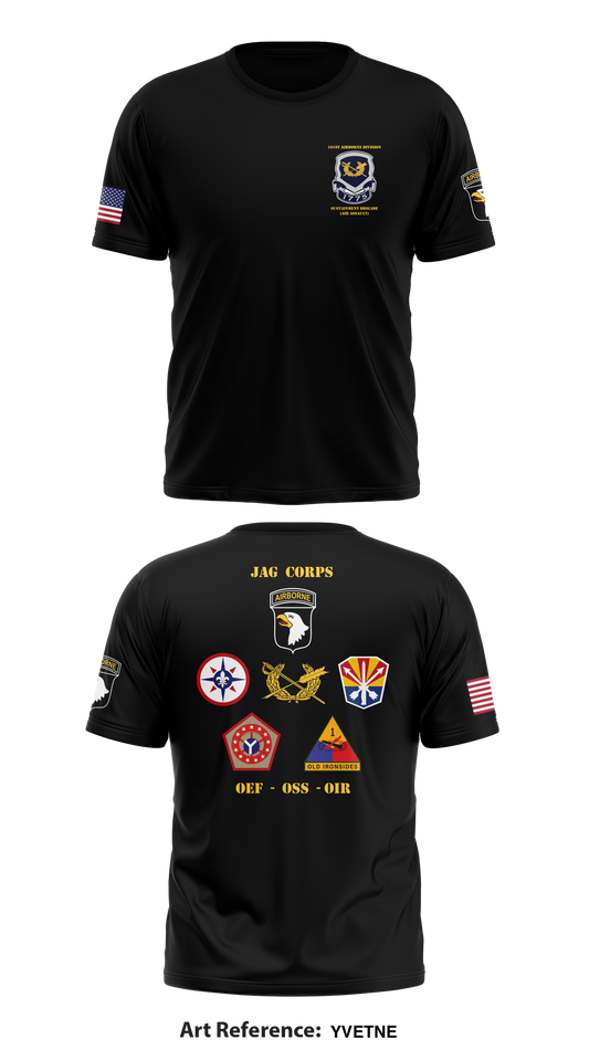 101st Division Sustainment Brigade JAG Store 1 Core Men's SS Performance Tee - yVetNe