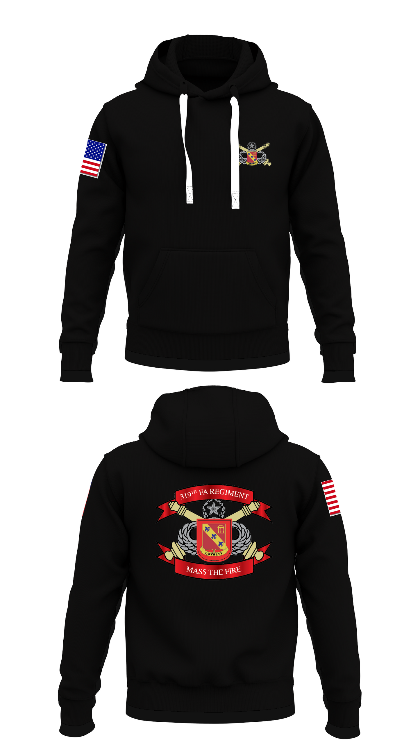 82d Airborne Division Artillery  Store 1  Core Men's Hooded Performance Sweatshirt - 88714403171