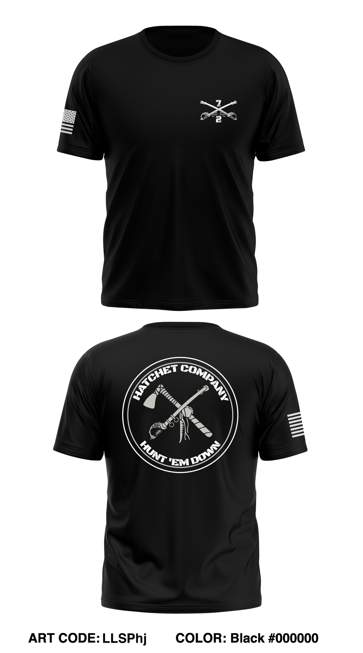 HHC, 2-7CAV, 3ABCT, 1CD Store 1 Core Men's SS Performance Tee - LLSPhj