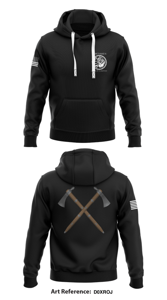 Charlie company, 92nd CA BN Store 1  Core Men's Hooded Performance Sweatshirt - D0XrOj