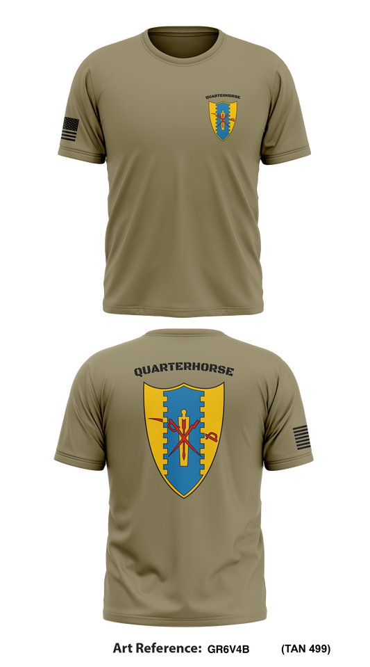 Quarterhorse Store 1 Core Men's SS Performance Tee - Gr6V4b