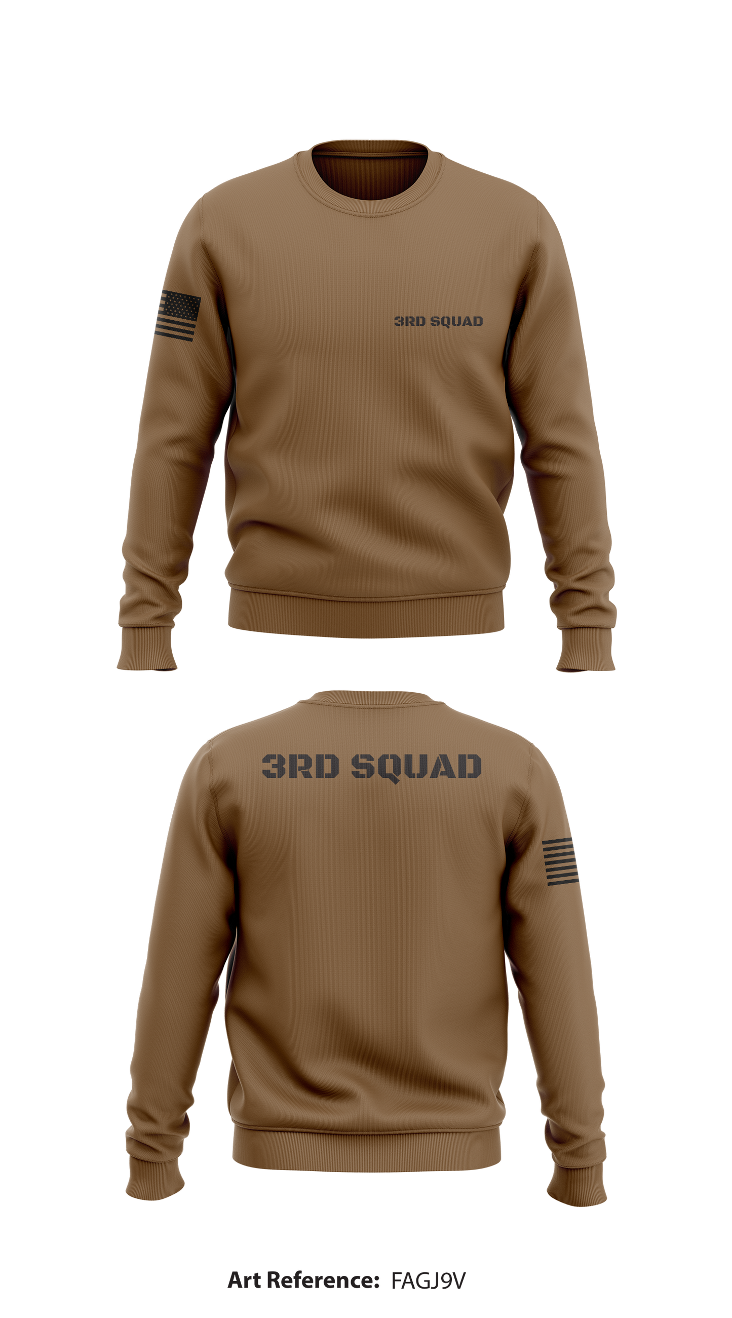 3RD SQUAD Store 1 Core Men's Crewneck Performance Sweatshirt - FaGJ9V