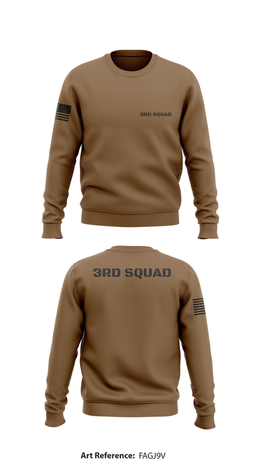 3RD SQUAD Store 1 Core Men's Crewneck Performance Sweatshirt - FaGJ9V