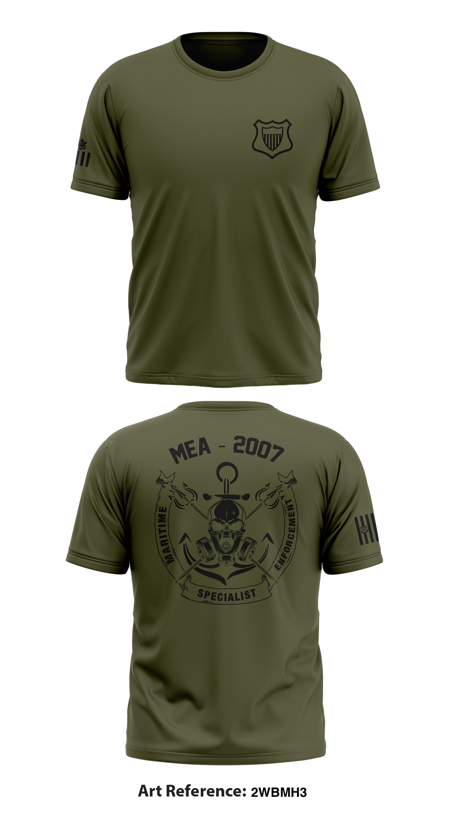 ME A school 2007 Core Men's SS Performance Tee - 2WBmH3