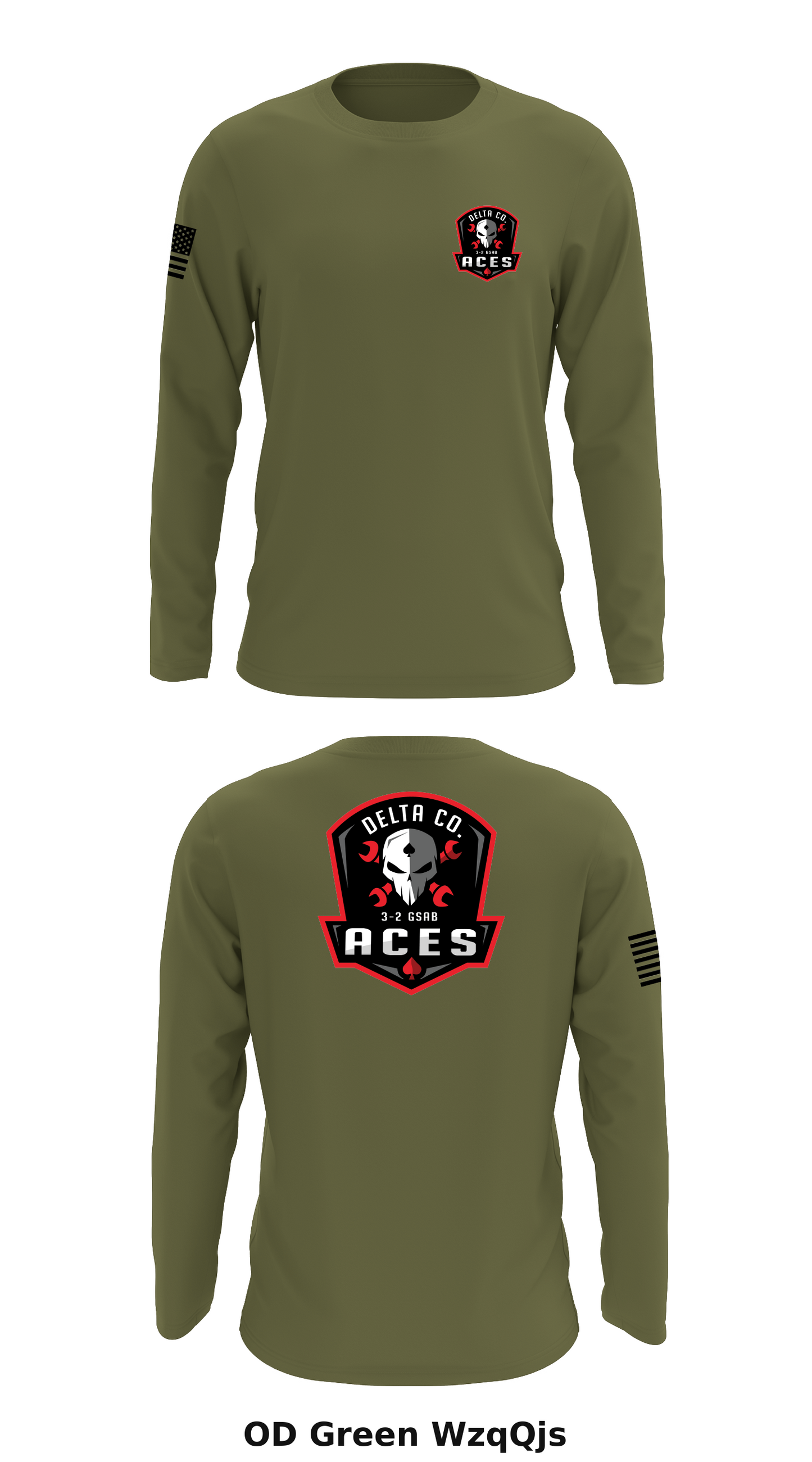 D Co. 3-2 GSAB Store 1 Core Men's LS Performance Tee - WzqQjs