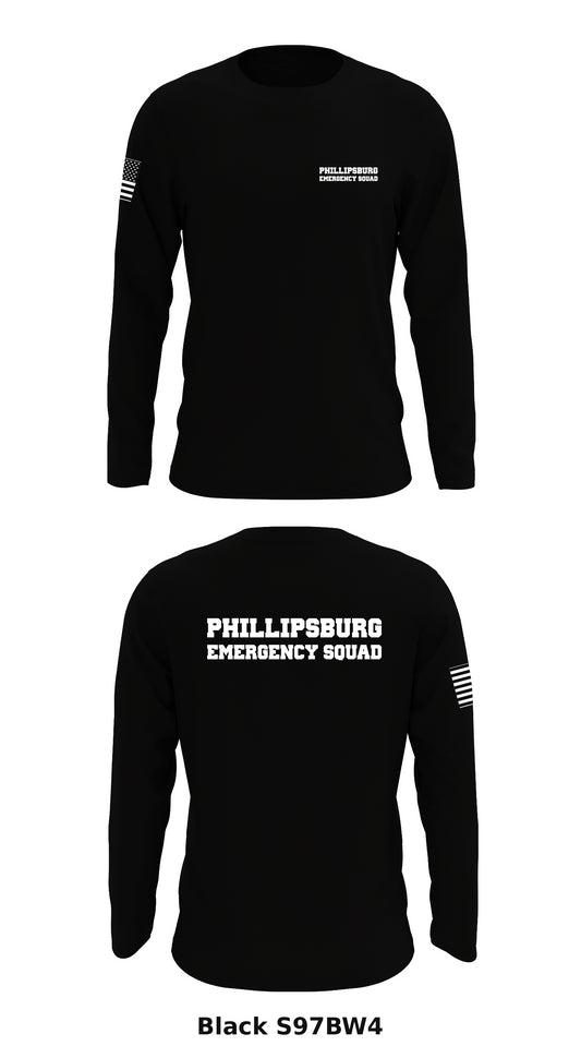Phillipsburg Emergency Squad Store 1 Core Men's LS Performance Tee - S97BW4
