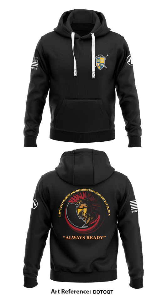 1185th DDSB Store 1  Core Men's Hooded Performance Sweatshirt - DOToqt