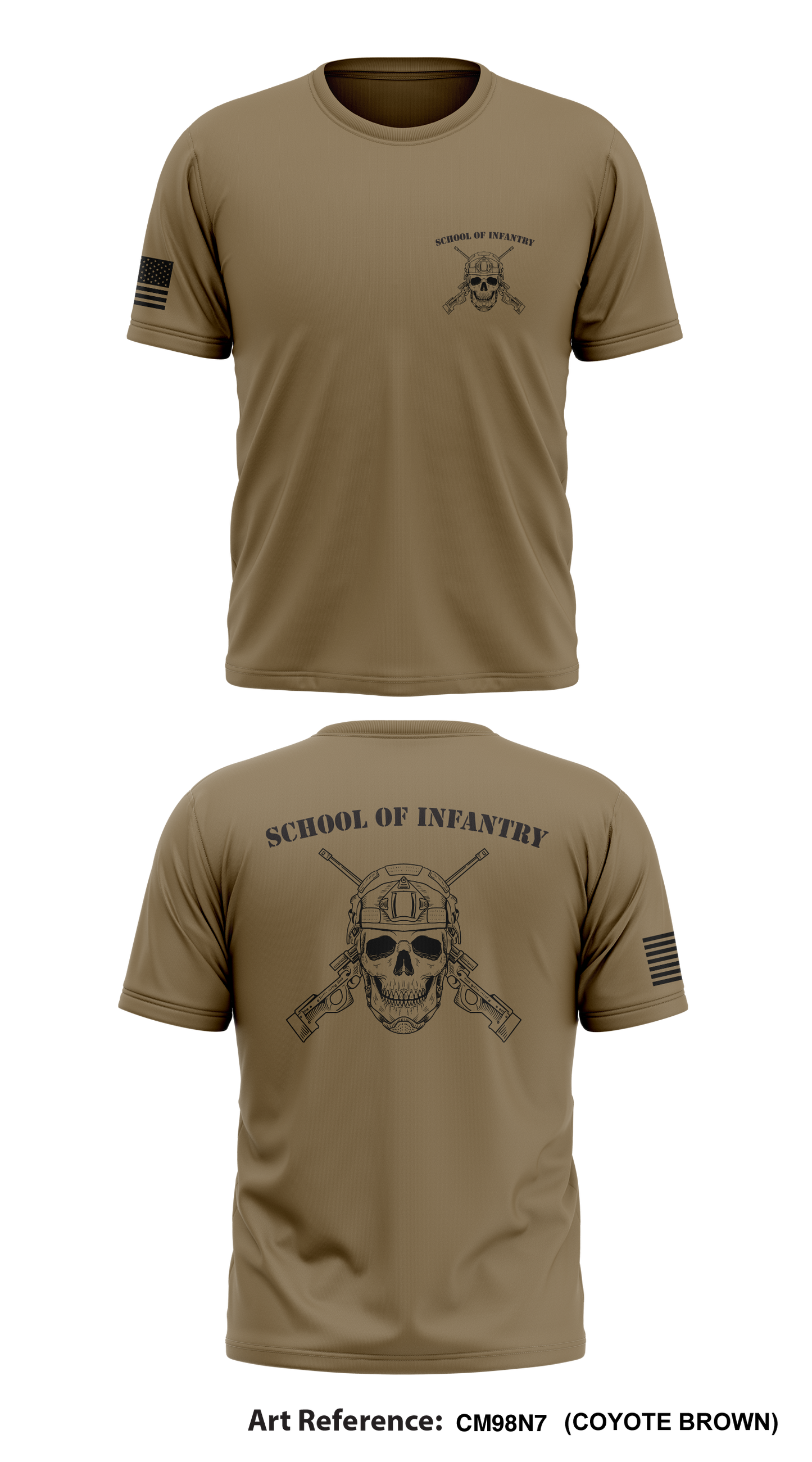 School of infantry  Store 1 Core Men's SS Performance Tee - cM98n7