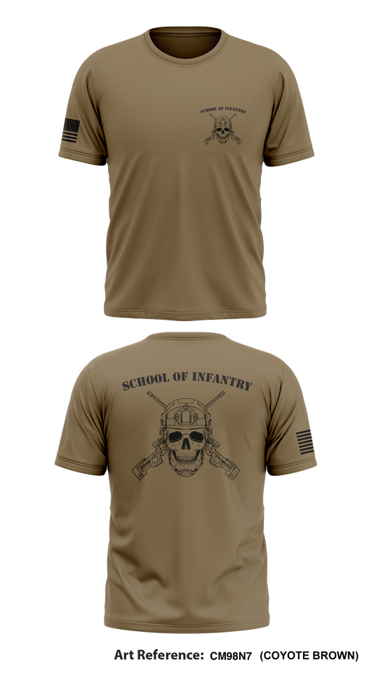 School of infantry  Store 1 Core Men's SS Performance Tee - cM98n7