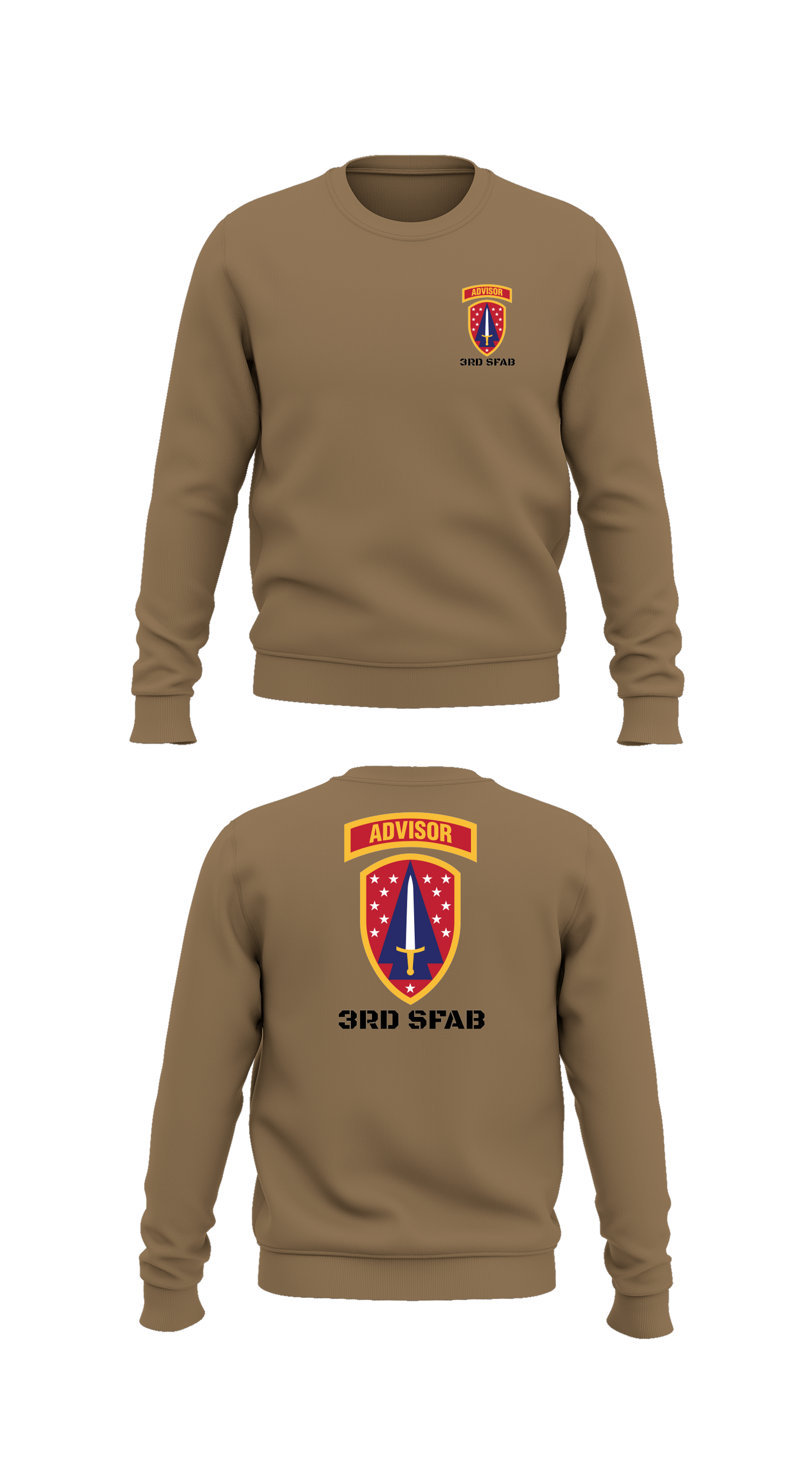 3rd SFAB Store 1 Core Men's Crewneck Performance Sweatshirt - 94928023153