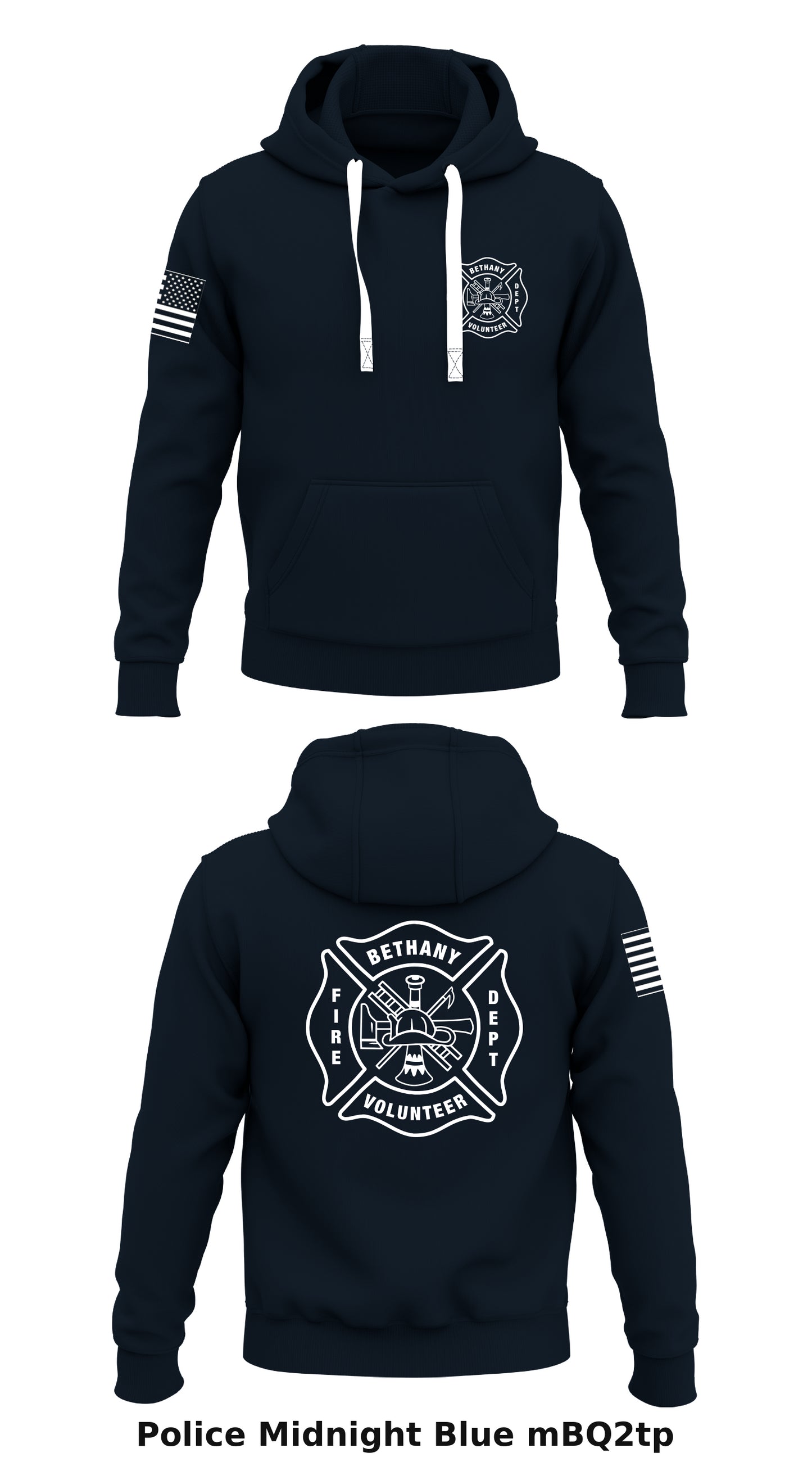Bethany Fire Department Store 1  Core Men's Hooded Performance Sweatshirt - mBQ2tp