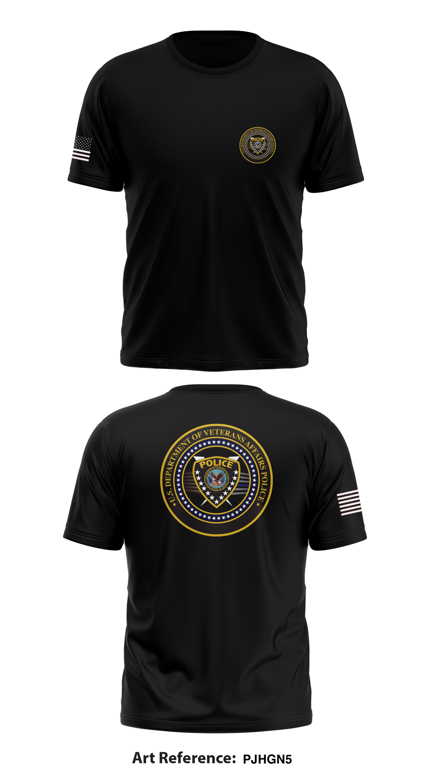 VA Central Ohio Healthcare System Police Departemnt Store 1 Core Men's SS Performance Tee - pJHGn5