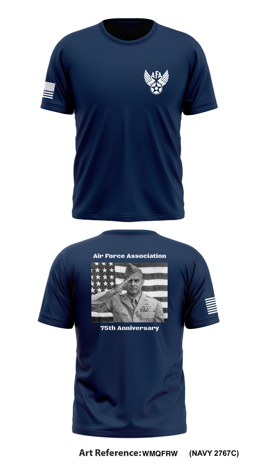 Air Force Association Store 1 Core Men's SS Performance Tee - WMqfrw