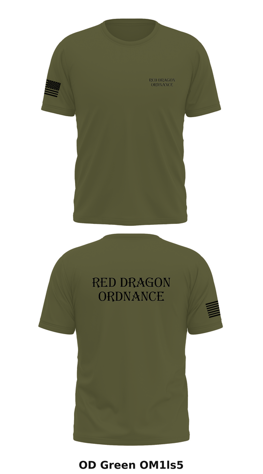 Red Dragon Ordnance  Store 1 Core Men's SS Performance Tee - OM1ls5