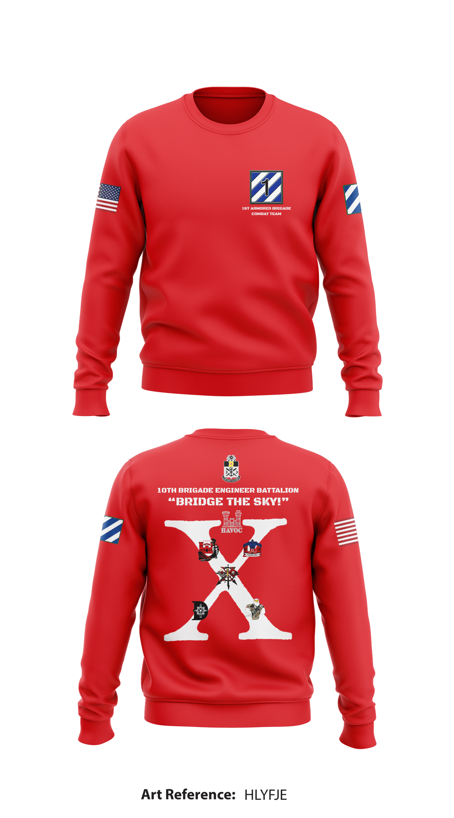 10th Brigade Engineer Battalion Store 1 Core Men's Crewneck Performance Sweatshirt - hLyFJe