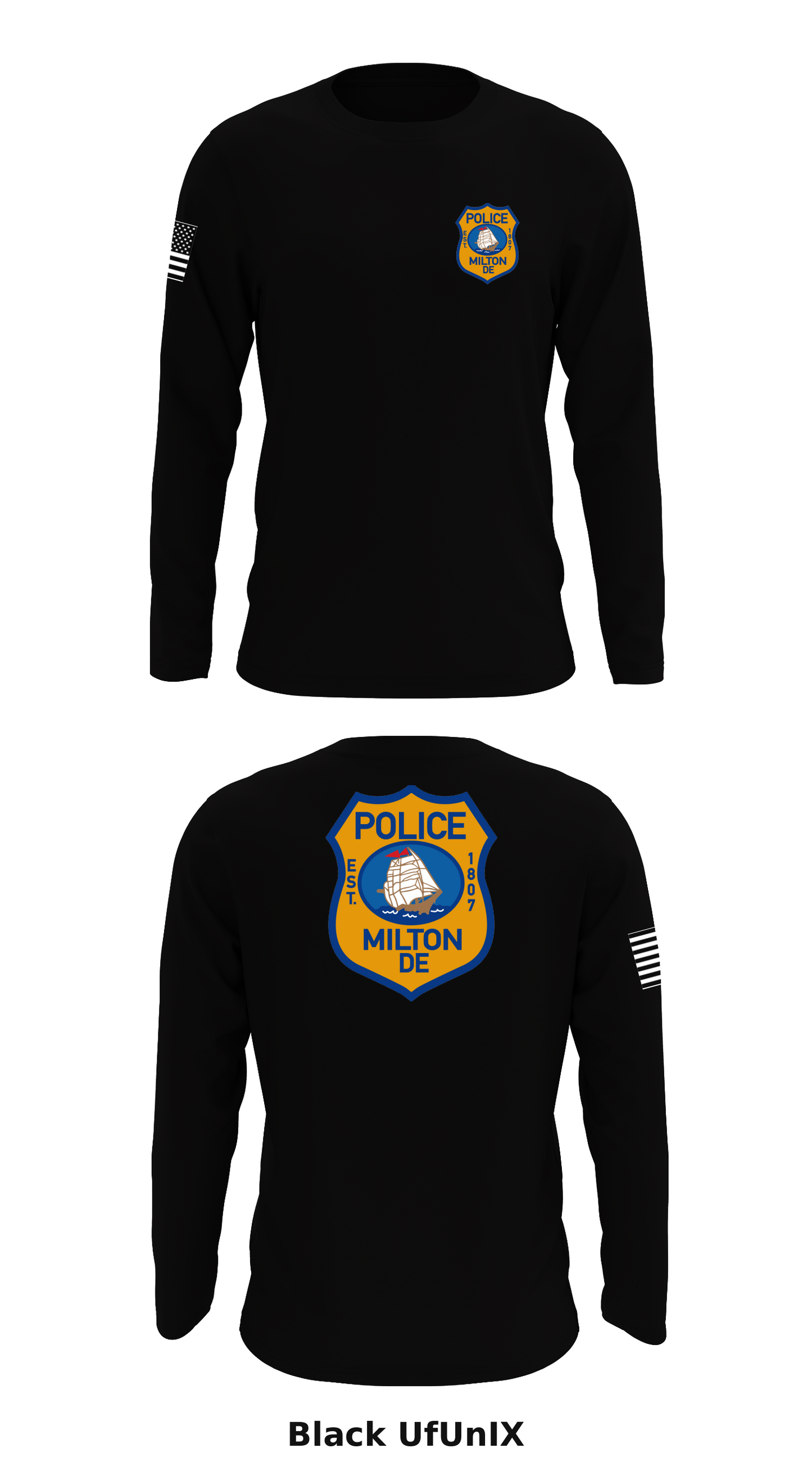 Milton Pd  Store 1 Core Men's LS Performance Tee - UfUnIX