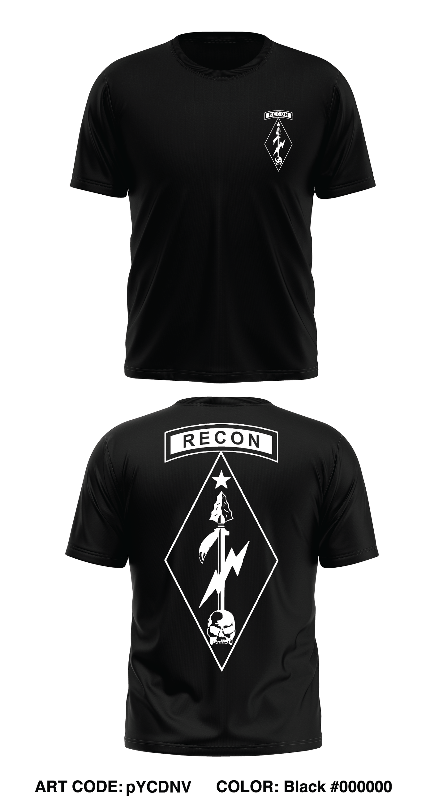 Recon 3-161 In BN Store 1 Core Men's SS Performance Tee - pYCDNV