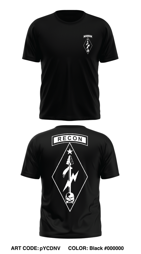 Recon 3-161 In BN Store 1 Core Men's SS Performance Tee - pYCDNV