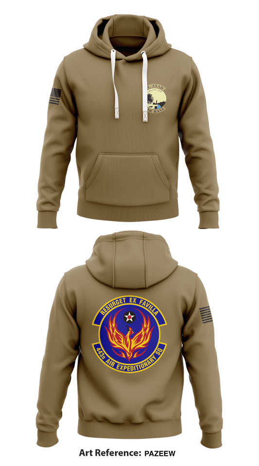 443D Air Expeditionary Sq Store 1  Core Men's Hooded Performance Sweatshirt - PazeEw