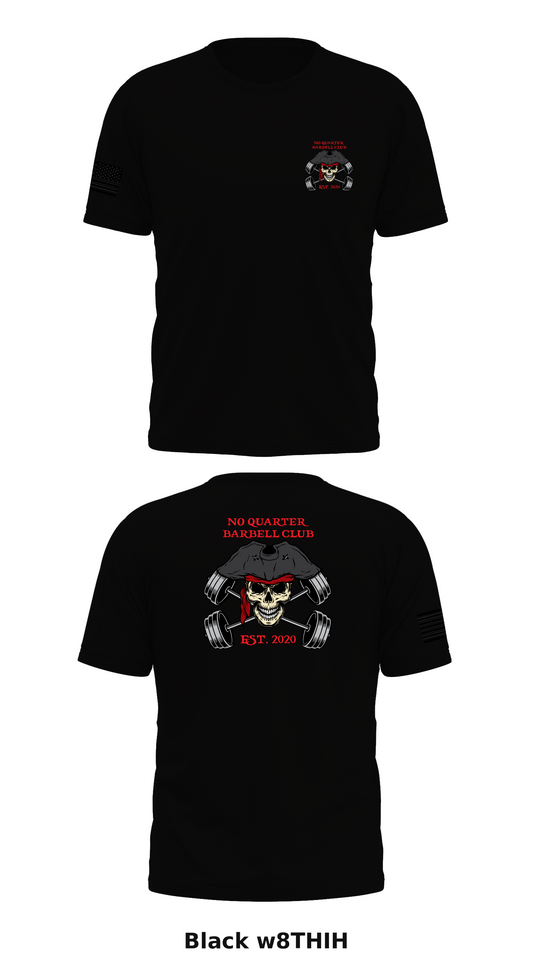 No Quarter Barbell Club Store 1 Core Men's SS Performance Tee - w8THIH