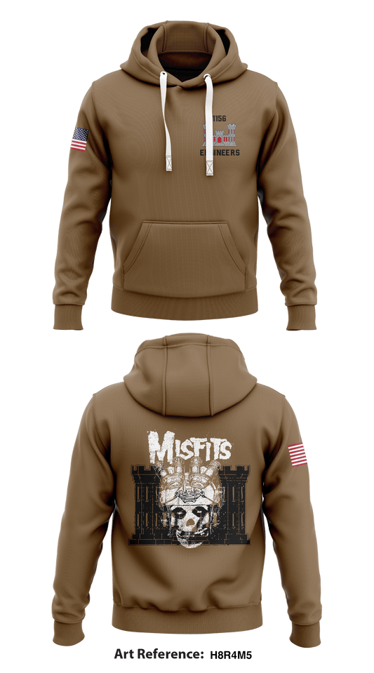 1156 Engineers Store 1  Core Men's Hooded Performance Sweatshirt - h8R4M5