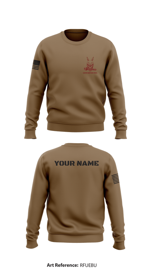 116th Motor Pool Store 1 Core Men's Crewneck Performance Sweatshirt - RFUeBU