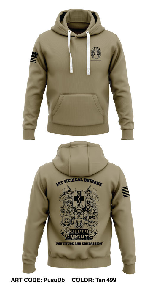 HHC, 1st Medical Brigade Store 1  Core Men's Hooded Performance Sweatshirt - PusuDb