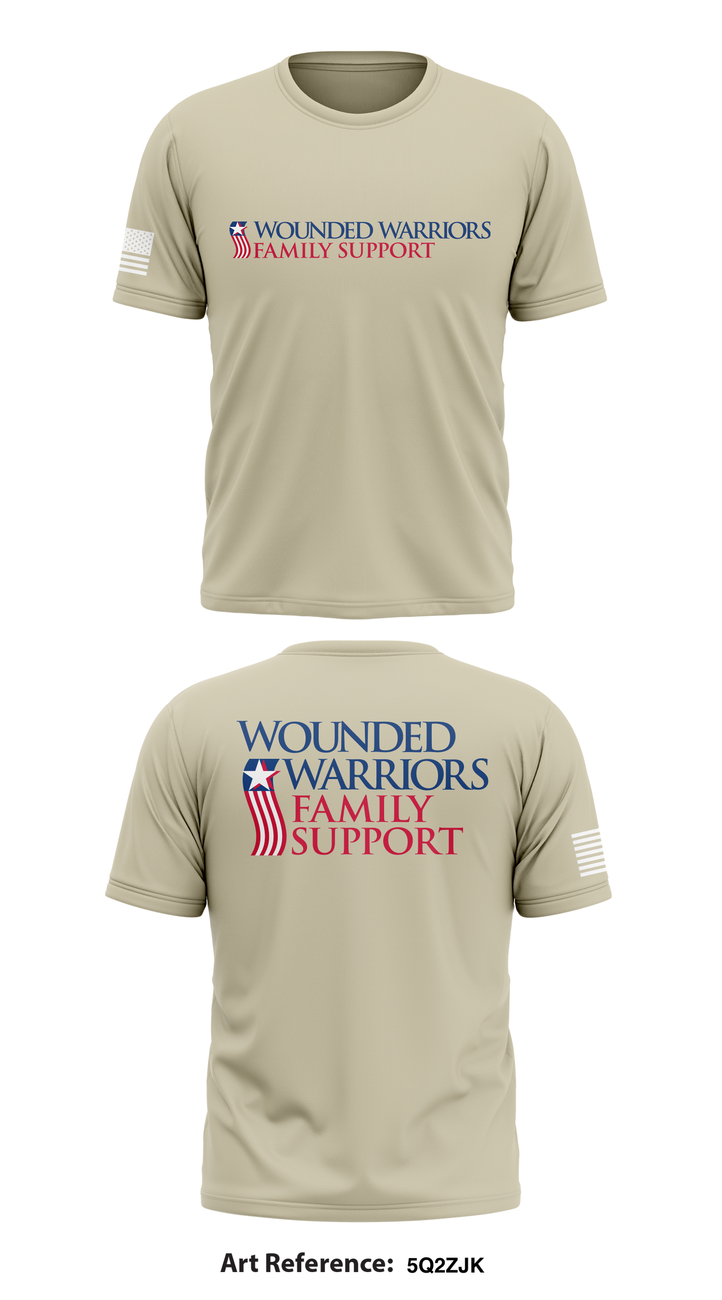 Wounded Warriors Family Support Store 1 Core Men's SS Performance Tee - 5Q2ZjK