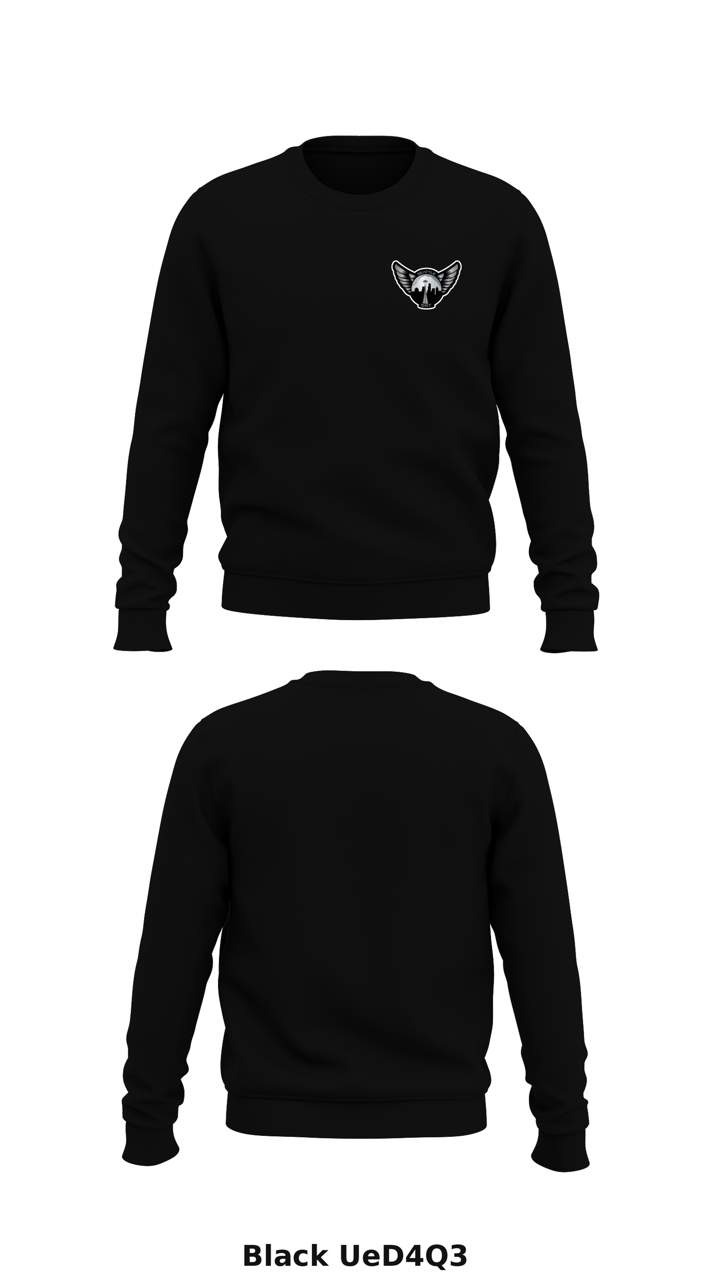 Seattle Special Response Team Store 1 Core Men's Crewneck Performance Sweatshirt - UeD4Q3