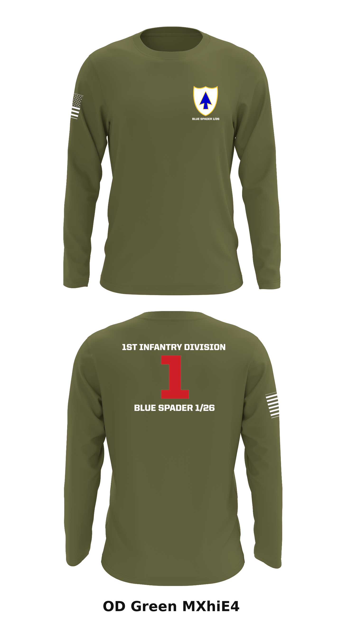 Blue spader 1/26 Store 1 Core Men's LS Performance Tee - MXhiE4