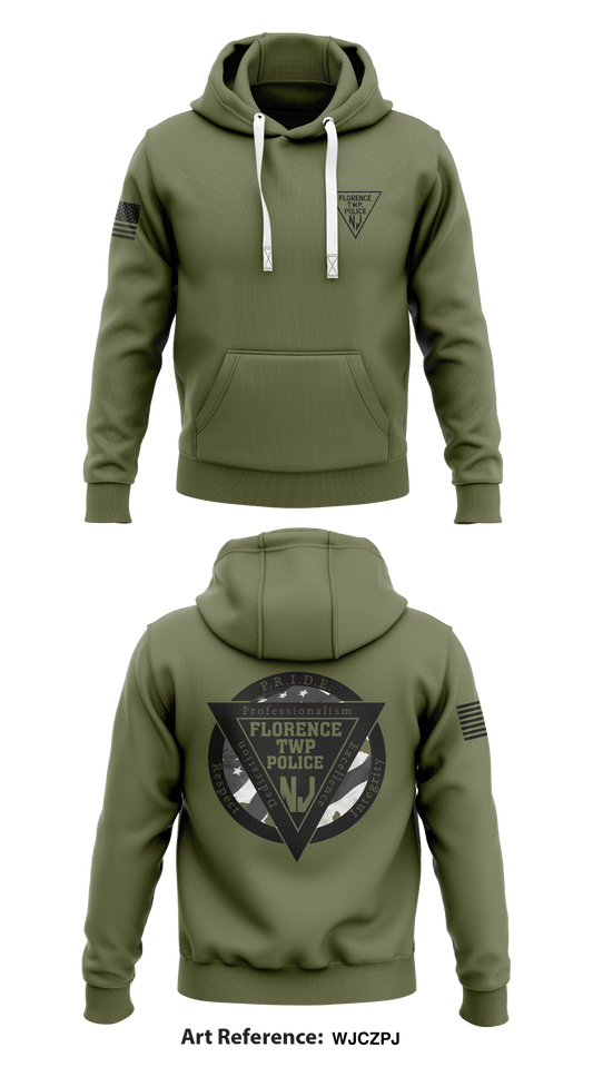 Florence Twp Police Dept Store 1  Core Men's Hooded Performance Sweatshirt - WjCZpj