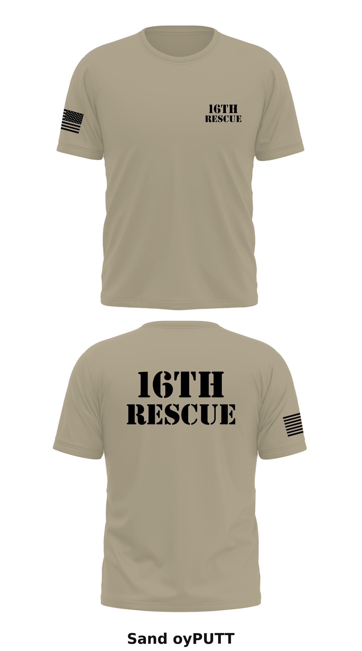 16th Rescue Store 1 Core Men's SS Performance Tee - oyPUTT