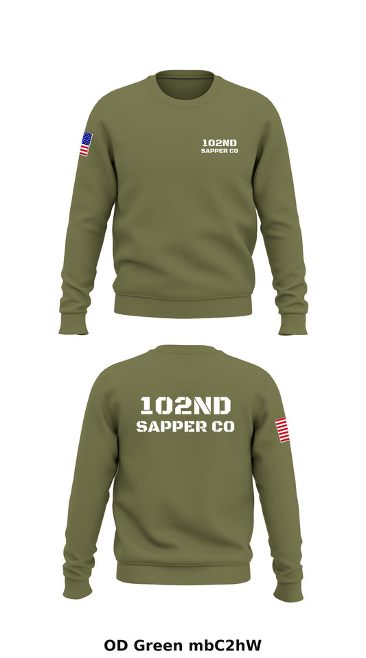 102nd Sapper Co Store 1 Core Men's Crewneck Performance Sweatshirt - mbC2hW