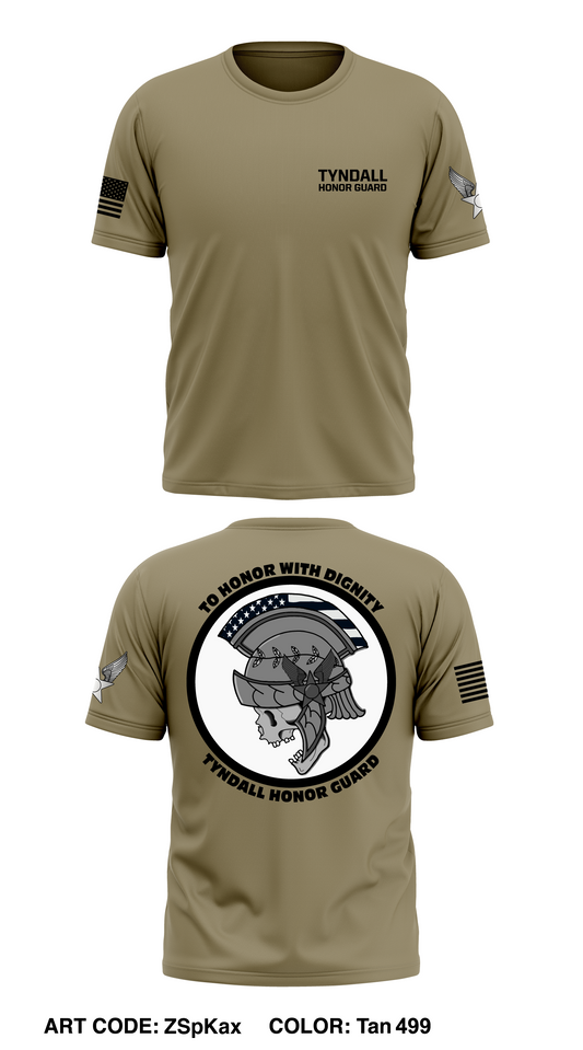 Tyndall Air Force Base Honor Guard Store 1 Core Men's SS Performance Tee - ZSpKax