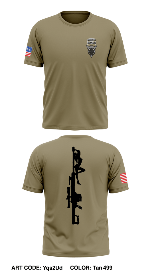 Recon Platoon, 2 Bn, 325 AIR Store 1 Core Men's SS Performance Tee - Yqs2Ud