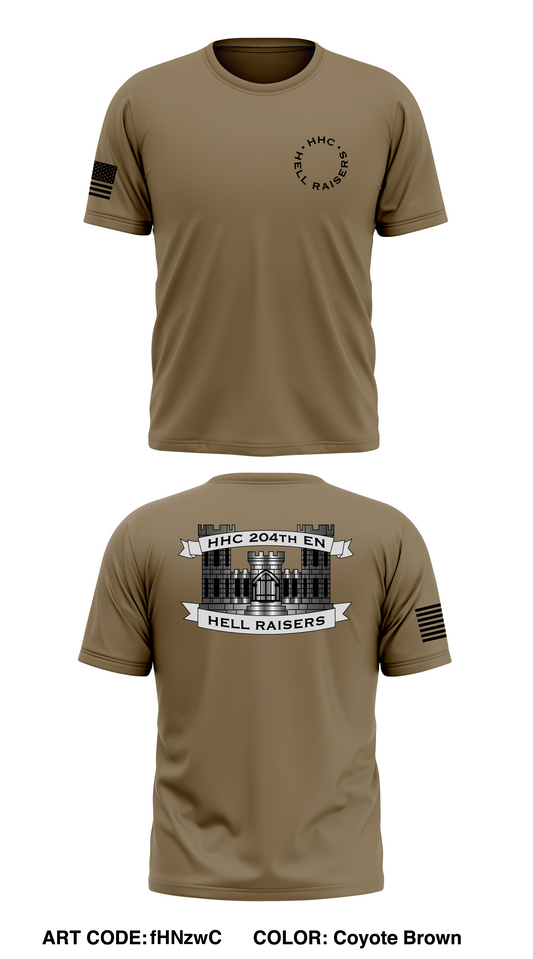 HHC 204th Hell raisers Store 1 Core Men's SS Performance Tee - fHNzwC