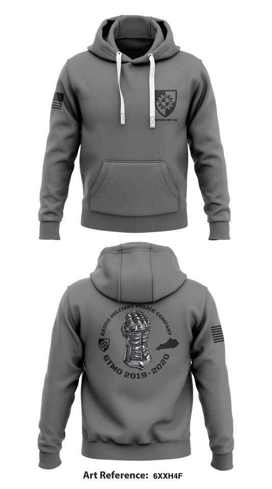 223rd Military Police Company Store 1  Core Men's Hooded Performance Sweatshirt - 6xXh4F