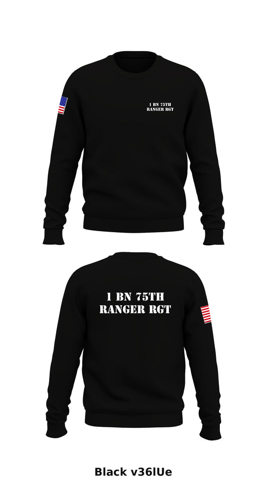 1 BN 75th ranger RGT  Store 1 Core Men's Crewneck Performance Sweatshirt - v36lUe