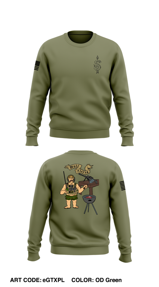 HHC  1/121 in/ 48th bgde  Store 1 Core Men's Crewneck Performance Sweatshirt - eGTXPL