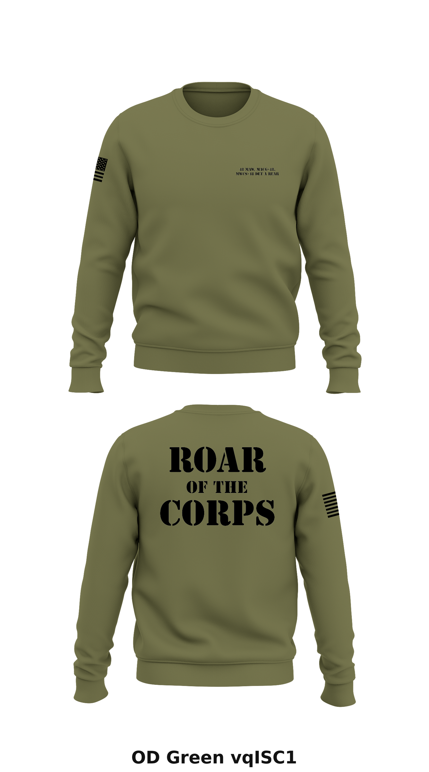 48 MAW, MACG-48, MWCS-48 DET A REAR Store 1 Core Men's Crewneck Performance Sweatshirt - vqISC1