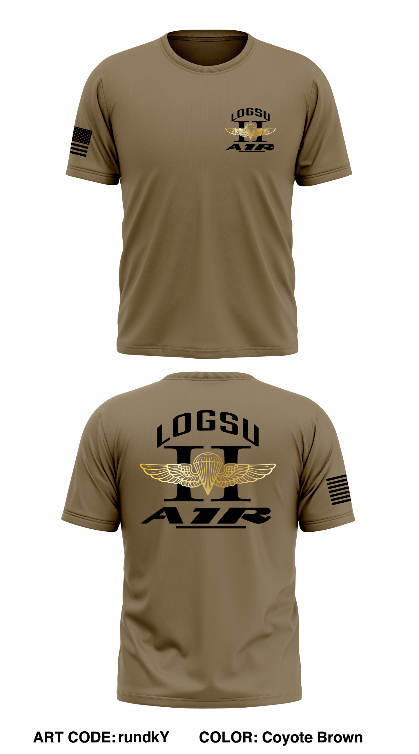 LOGSU-2 Airops Store 1 Core Men's SS Performance Tee - rundkY