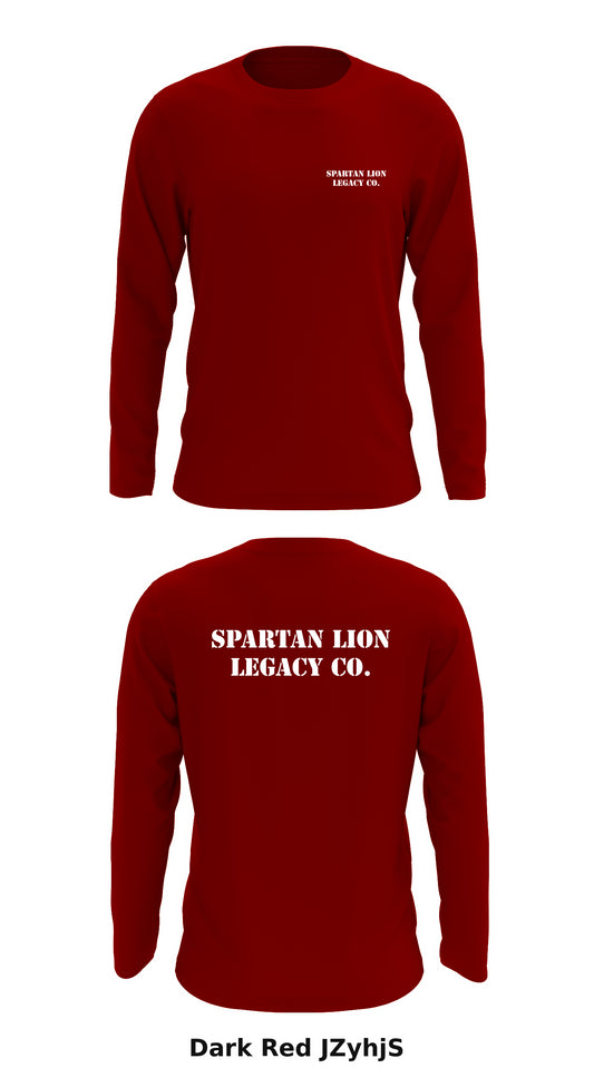 Spartan Lion Legacy Co. Store 1 Core Men's LS Performance Tee - JZyhjS