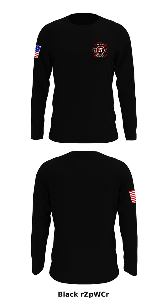 Truck 17 Store 1 Core Men's LS Performance Tee - rZpWCr
