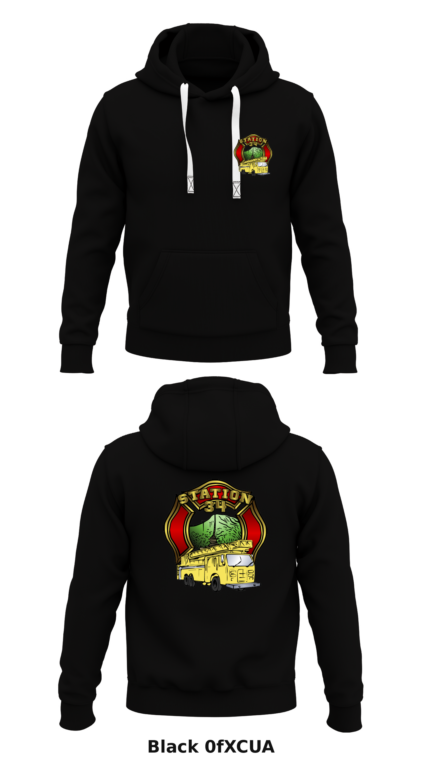 Station 34 Store 1  Core Men's Hooded Performance Sweatshirt - 0fXCUA