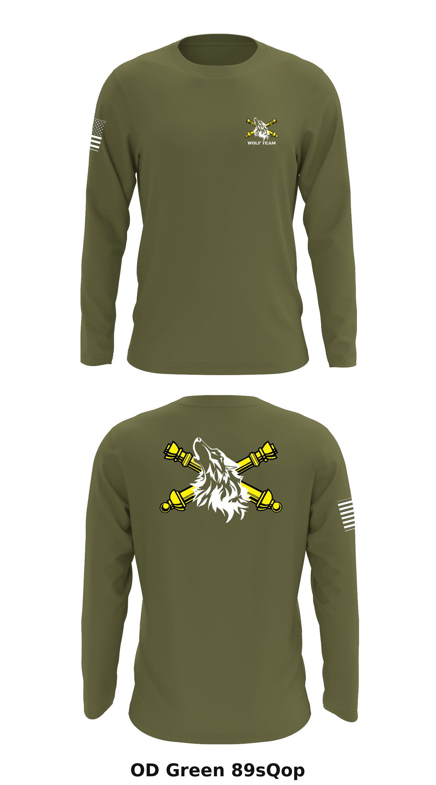 Wolf Team, OPS GRP, NTC Store 1 Core Men's LS Performance Tee - 89sQop