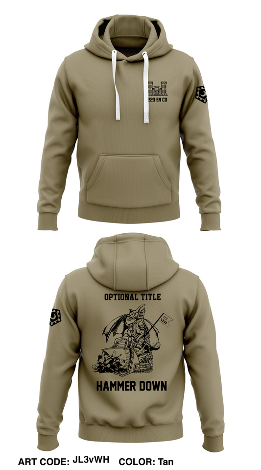 CUSTOM - 1223 EN CO, 178 EN BN Store 1  Core Men's Hooded Performance Sweatshirt - JL3vWH-TAN