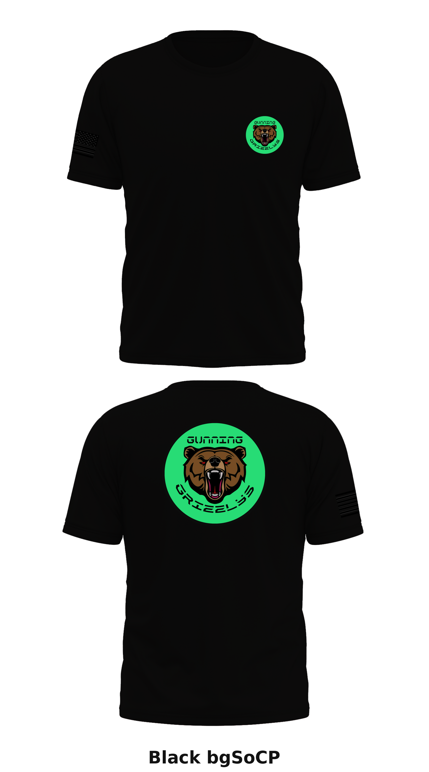 GUNNIN GRIZZLIES Store 1 Core Men's SS Performance Tee - bgSoCP