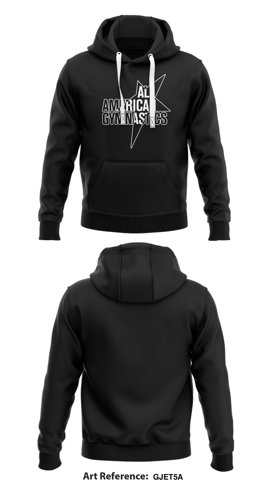 All American Gymnastics Store 1  Core Men's Hooded Performance Sweatshirt - gJeT5A
