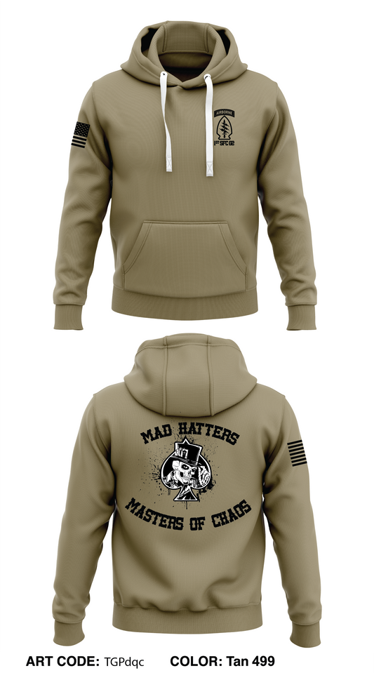 G2 1st Special Forces Command (AIRBORNE) Store 1  Core Men's Hooded Performance Sweatshirt - TGPdqc