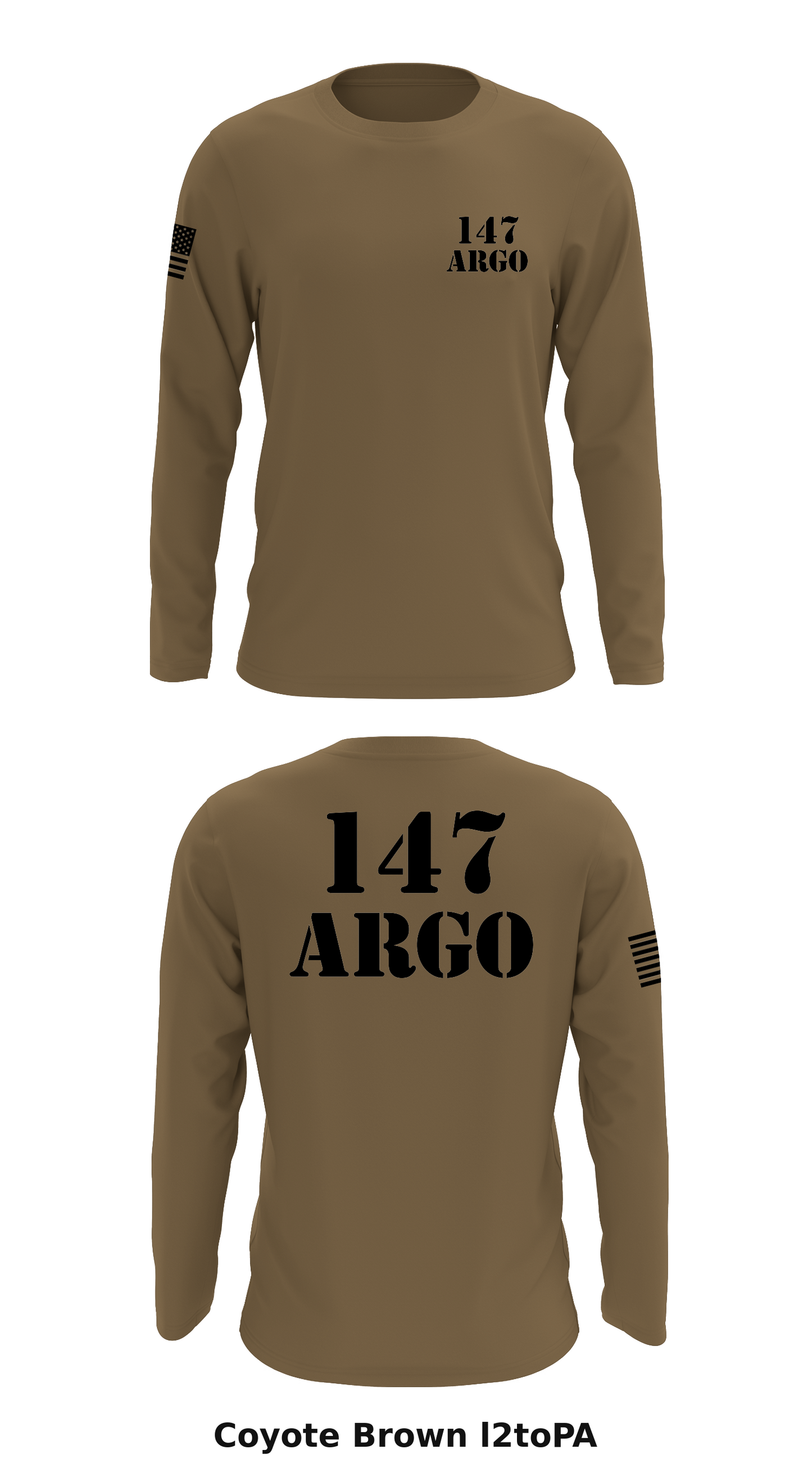 147 Store 1 Core Men's LS Performance Tee - l2toPA